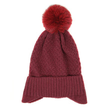 Load image into Gallery viewer, Earflap Knitted Beanie
