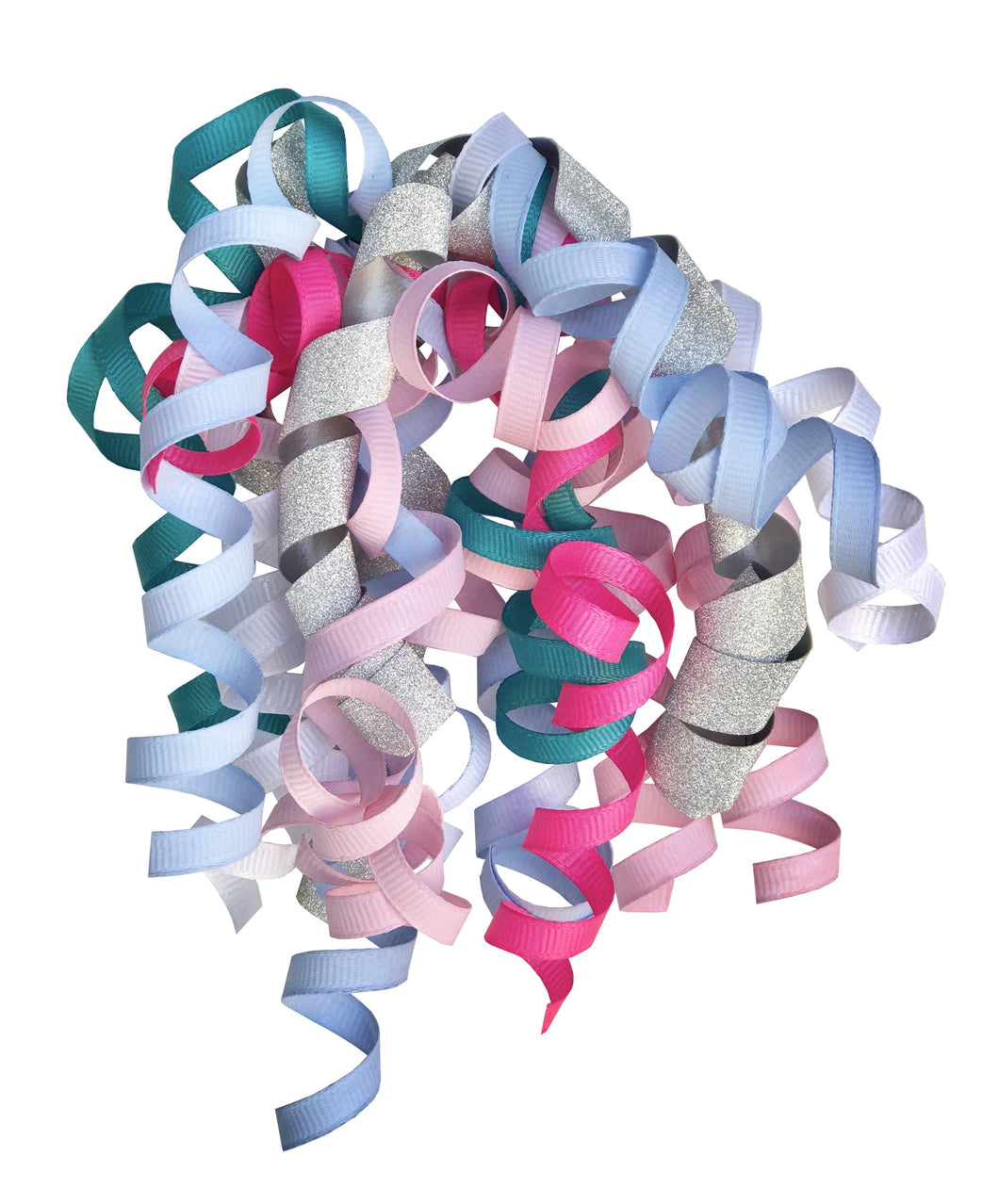 Pastel Grosgrain Mix Curly Bows