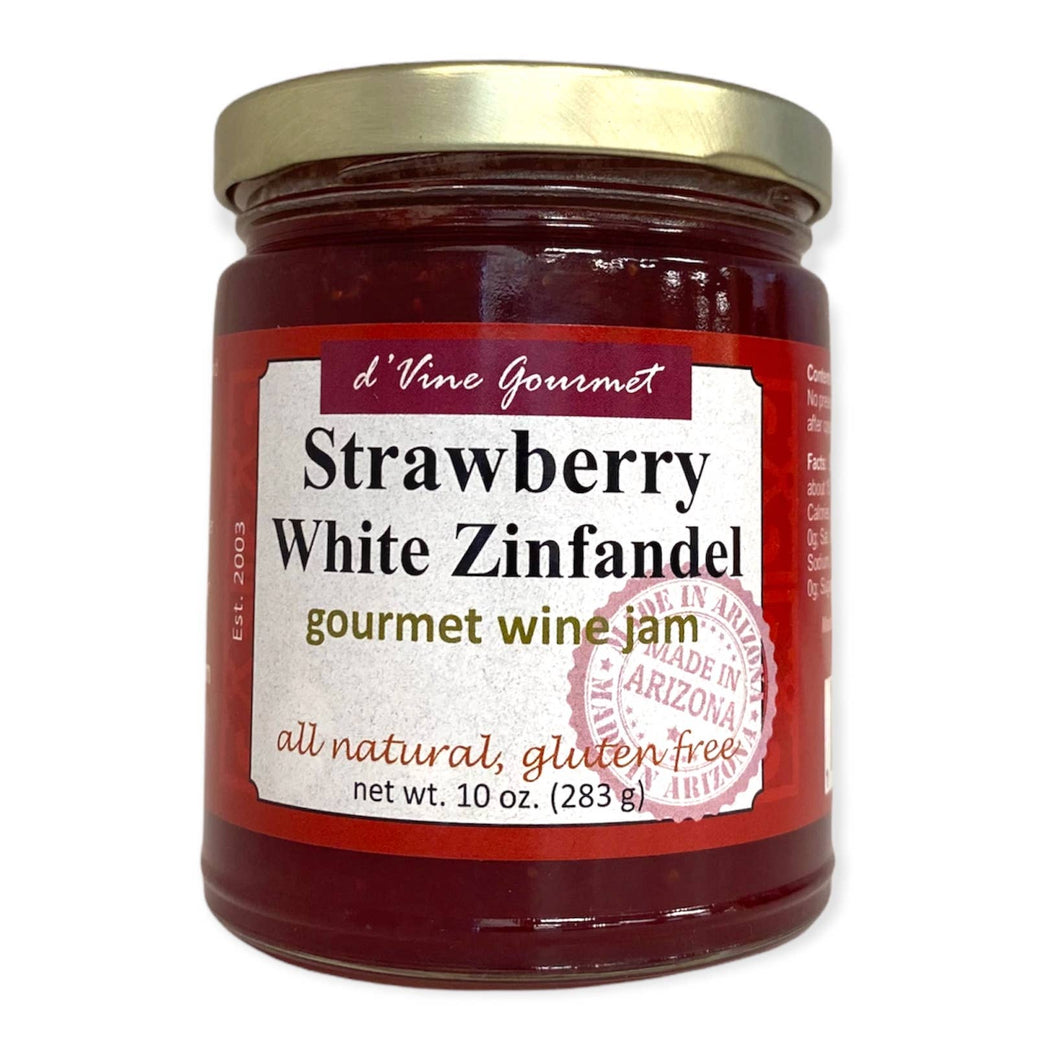 Strawberry White Zinfandel Wine Jam