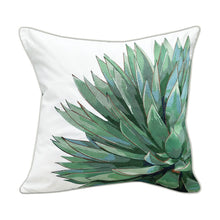 Load image into Gallery viewer, Green Agave Indoor/Outdoor Throw Pillow
