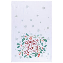 Load image into Gallery viewer, Peace &amp; Joy Bakers Dish Towels Set/3
