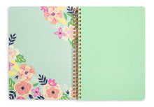Load image into Gallery viewer, Mini Mint Floral Notebook
