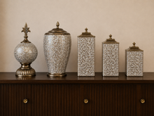 Load image into Gallery viewer, Bronze Mosaic Vase Collection
