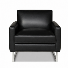 Load image into Gallery viewer, Jackson Black Leather Chair
