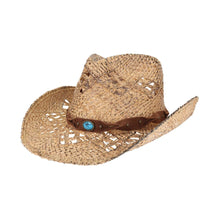 Load image into Gallery viewer, Santa Fe Raffia Cowboy Hat
