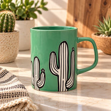 Load image into Gallery viewer, Jade Saguaro Cactus Mug
