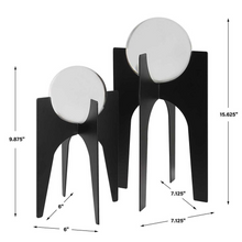 Load image into Gallery viewer, Crystal Spheres on Iron Base- S/2
