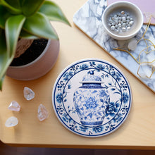 Load image into Gallery viewer, Mediterranean Lemon Coasters | Coastal Blue &amp; Yellow Accents Collection
