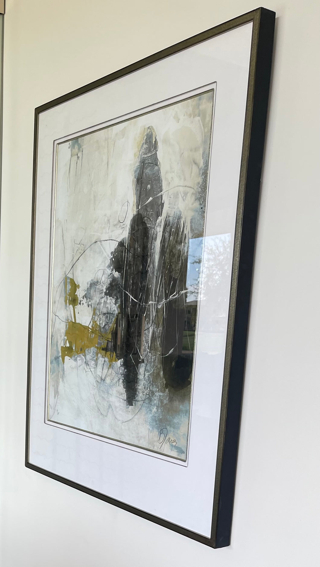 Abstract Shadow Box Art