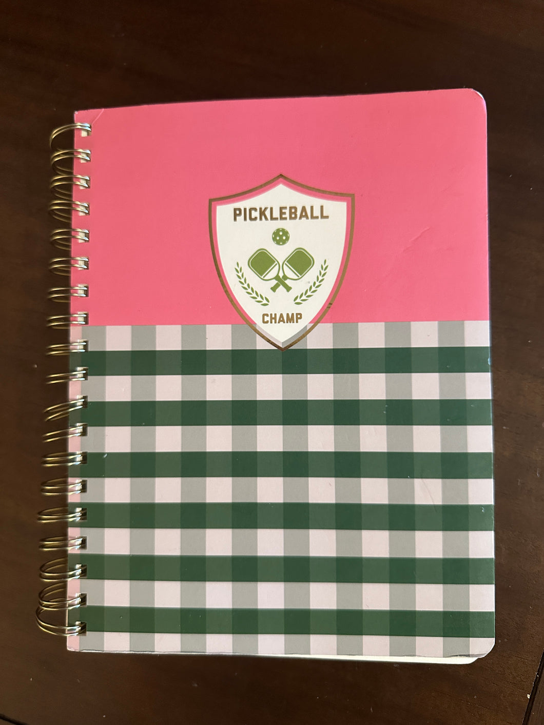 Pickleball Champ Notebook