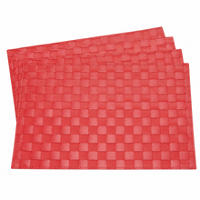Load image into Gallery viewer, Cross Weave Vinyl Placemats Collection- S/2
