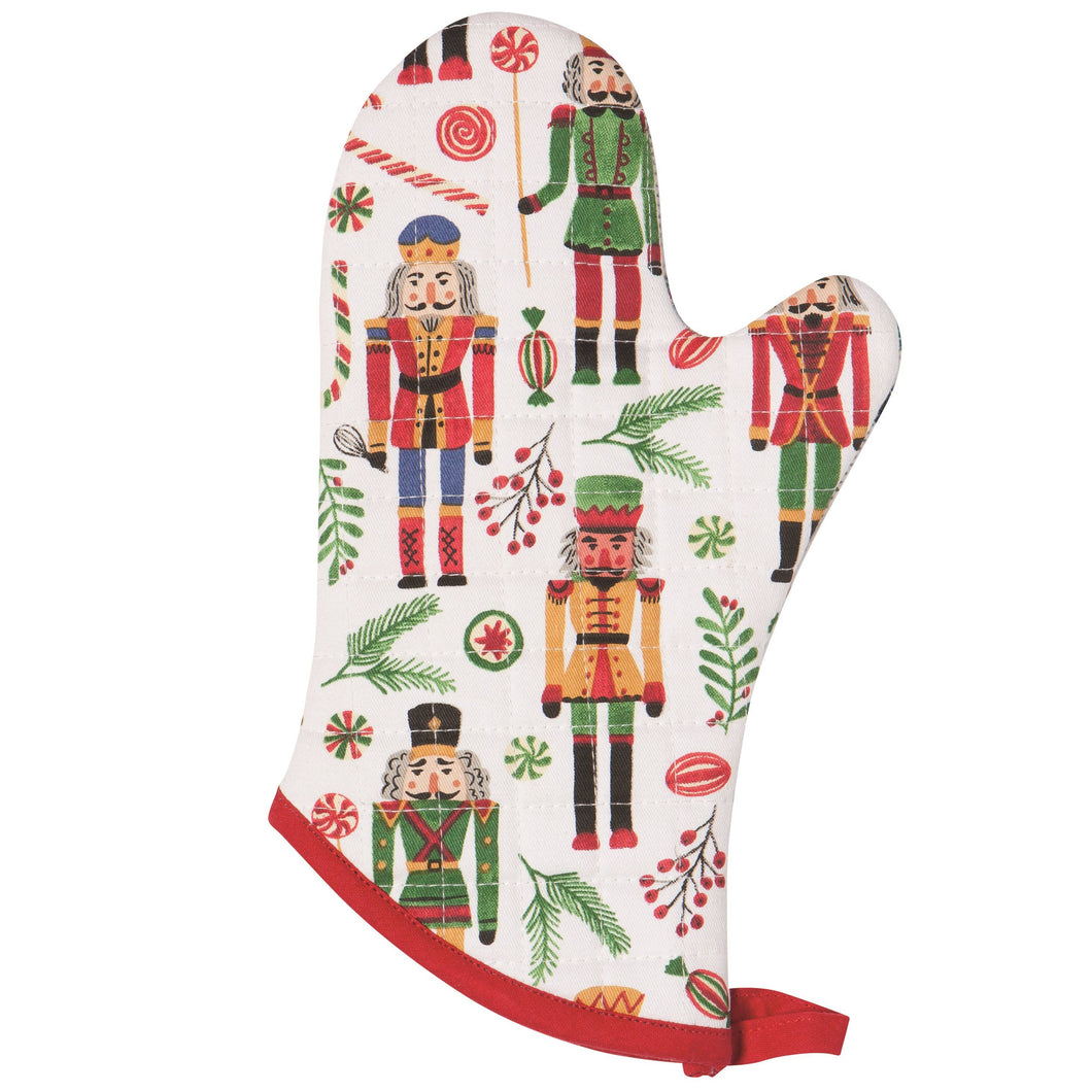 Nutcracker Christmas Chef Oven Mitt