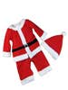 Load image into Gallery viewer, Red &amp; White Santa Claus Baby Outfit- Romper &amp; Hat
