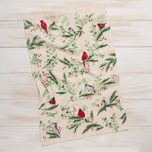 Load image into Gallery viewer, Forest Birds Christmas Dish Towel
