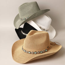 Load image into Gallery viewer, Durango Cowboy Hat with Jeweled Trim Collection
