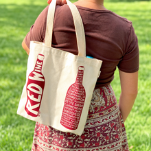 Load image into Gallery viewer, Red Wine Double Bottle Tote
