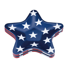 Load image into Gallery viewer, 8” Patriotic Star Melamine Plate Collection

