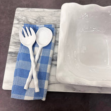 Load image into Gallery viewer, White Melamine Salad Server Set

