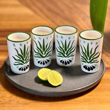 Load image into Gallery viewer, Hand-Painted Agave Shot Glass

