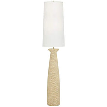 Load image into Gallery viewer, Finley White Wash Woven Floor Lamp
