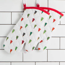 Load image into Gallery viewer, Merry &amp; Bright Oven Mitt

