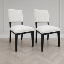 Load image into Gallery viewer, Wen White Dining Chairs- S/2

