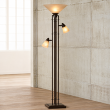 Load image into Gallery viewer, Rustic Torchiere Floor Lamp
