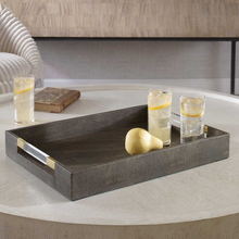 Load image into Gallery viewer, Gray Shagreen Tray

