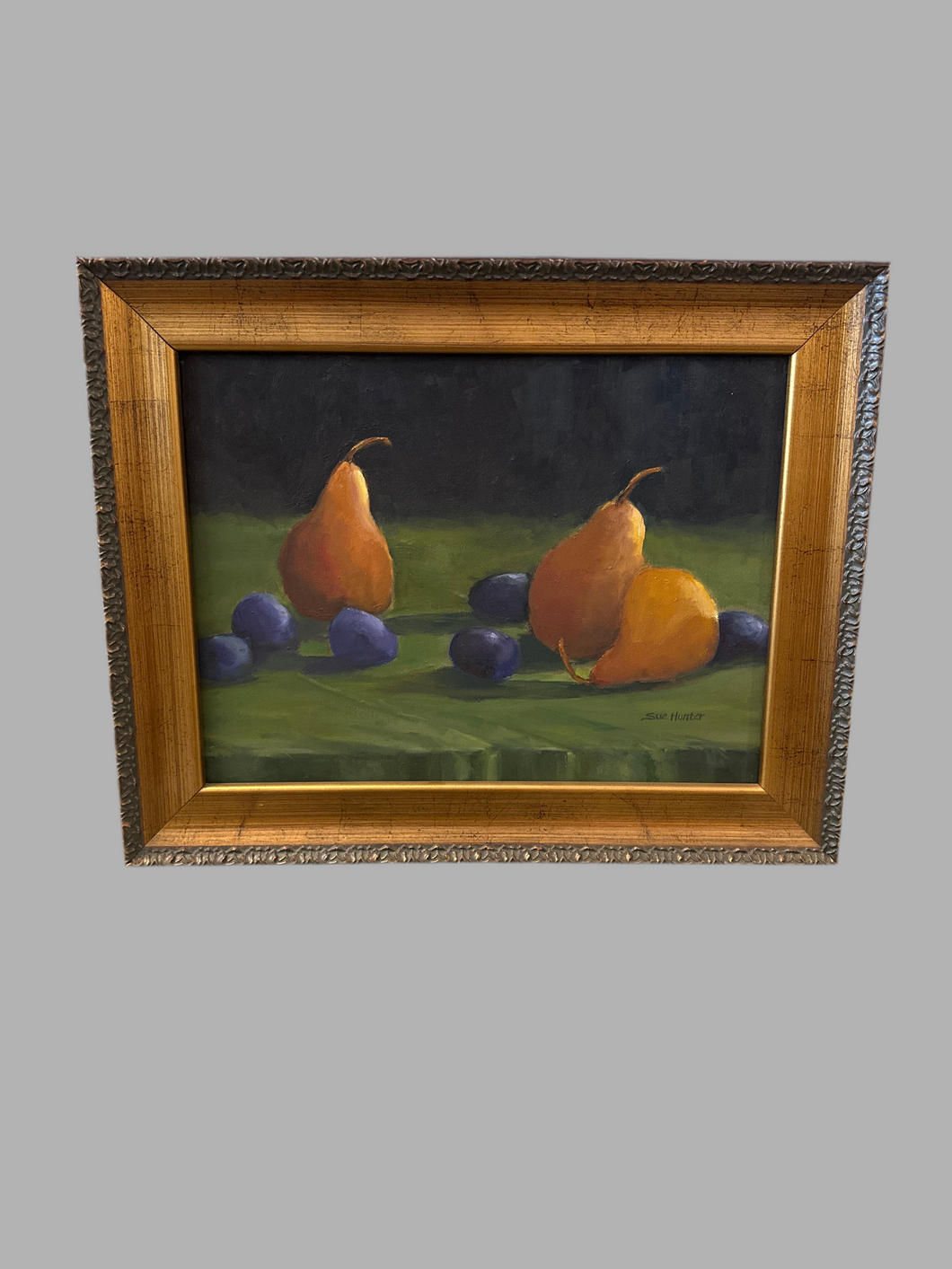 Sue Hunter Still Life of Golden Pears