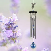 Load image into Gallery viewer, 18” Crystal Hummingbird Wind Chime
