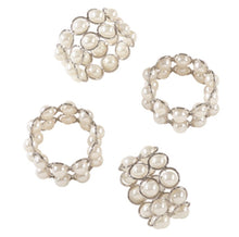 Load image into Gallery viewer, Pearl Beaded Napkin Ring
