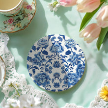 Load image into Gallery viewer, Mediterranean Lemon Coasters | Coastal Blue &amp; Yellow Accents Collection
