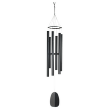 Load image into Gallery viewer, Bells of Paradise- Black 54” Wind Chime
