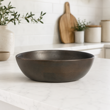 Load image into Gallery viewer, Polished Wood Serving Bowl
