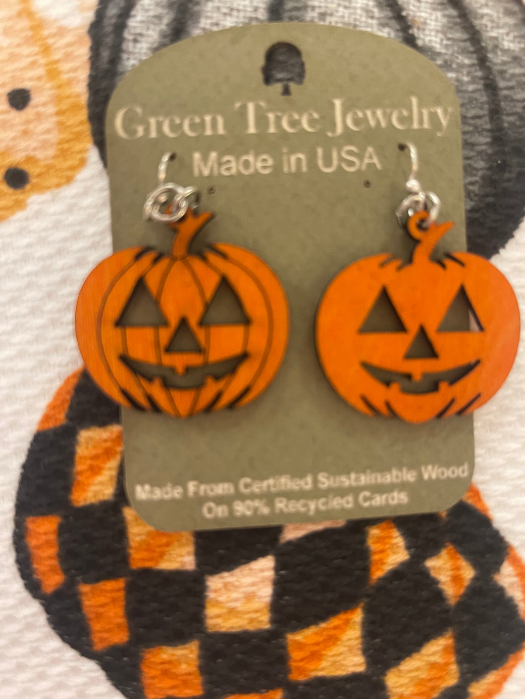 Pumpkin Earrings