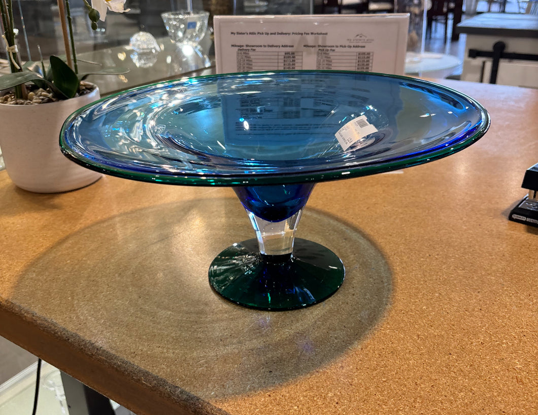Signed Blenko Centerpiece Bowl