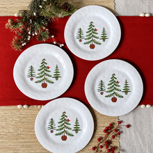 Load image into Gallery viewer, Christmas Trees Appetizer/Dessert Plate
