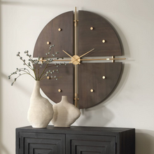 Load image into Gallery viewer, Walnut Elegance Clock
