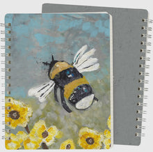 Load image into Gallery viewer, Flying Bee Spiral Notebook
