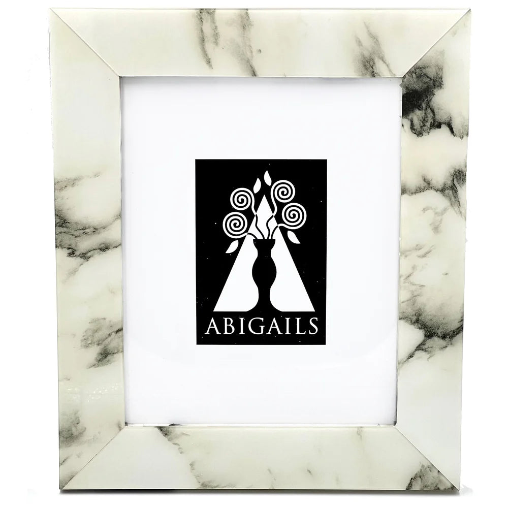 Faux Black and White Marble Photo Frame 8