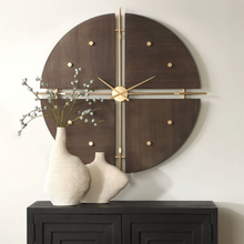 Load image into Gallery viewer, Walnut Elegance Clock

