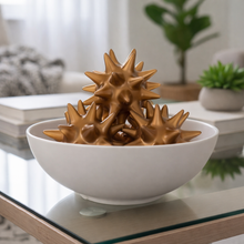 Load image into Gallery viewer, Matte Gold Urchin Ball- Sm
