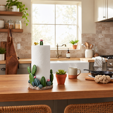 Load image into Gallery viewer, Cactus Paper Towel Holder
