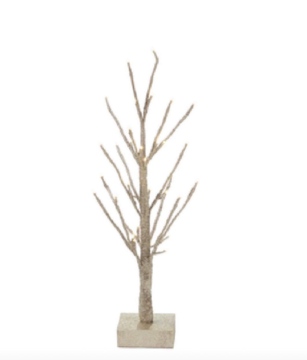 Champagne Glitter Tree Collection