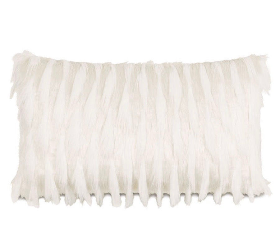 Tinsel Faux Fur Decor Pillow Collection