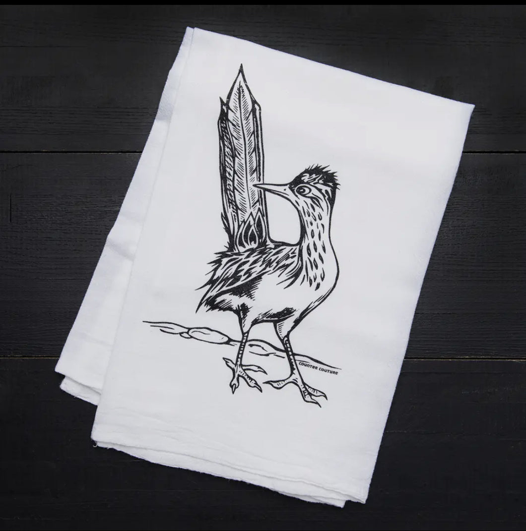 Road Runner Flour Sack Dish Towel