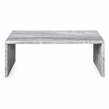 Load image into Gallery viewer, Gray Marble Coffee Table
