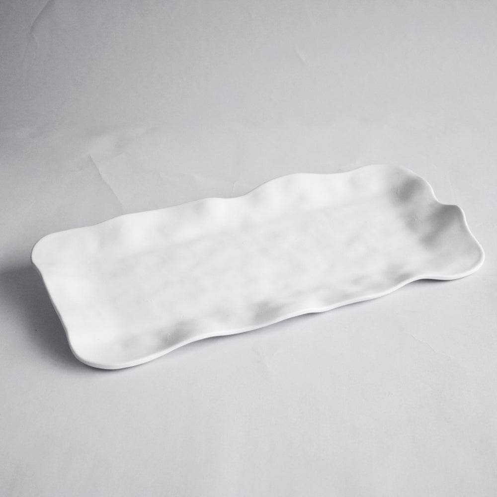 Nube Long Rectangle Melamine Serving Tray