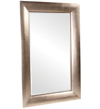 Load image into Gallery viewer, Oversize Silver Leaf Champagne Floor Mirror
