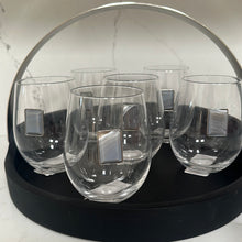 Load image into Gallery viewer, Gray quartz stemless wineglass
